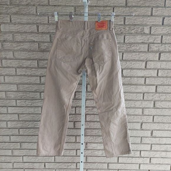 Levi's Boys Tan Regular 505 Jean 26 x 26 12 GUC - Picture 8 of 8